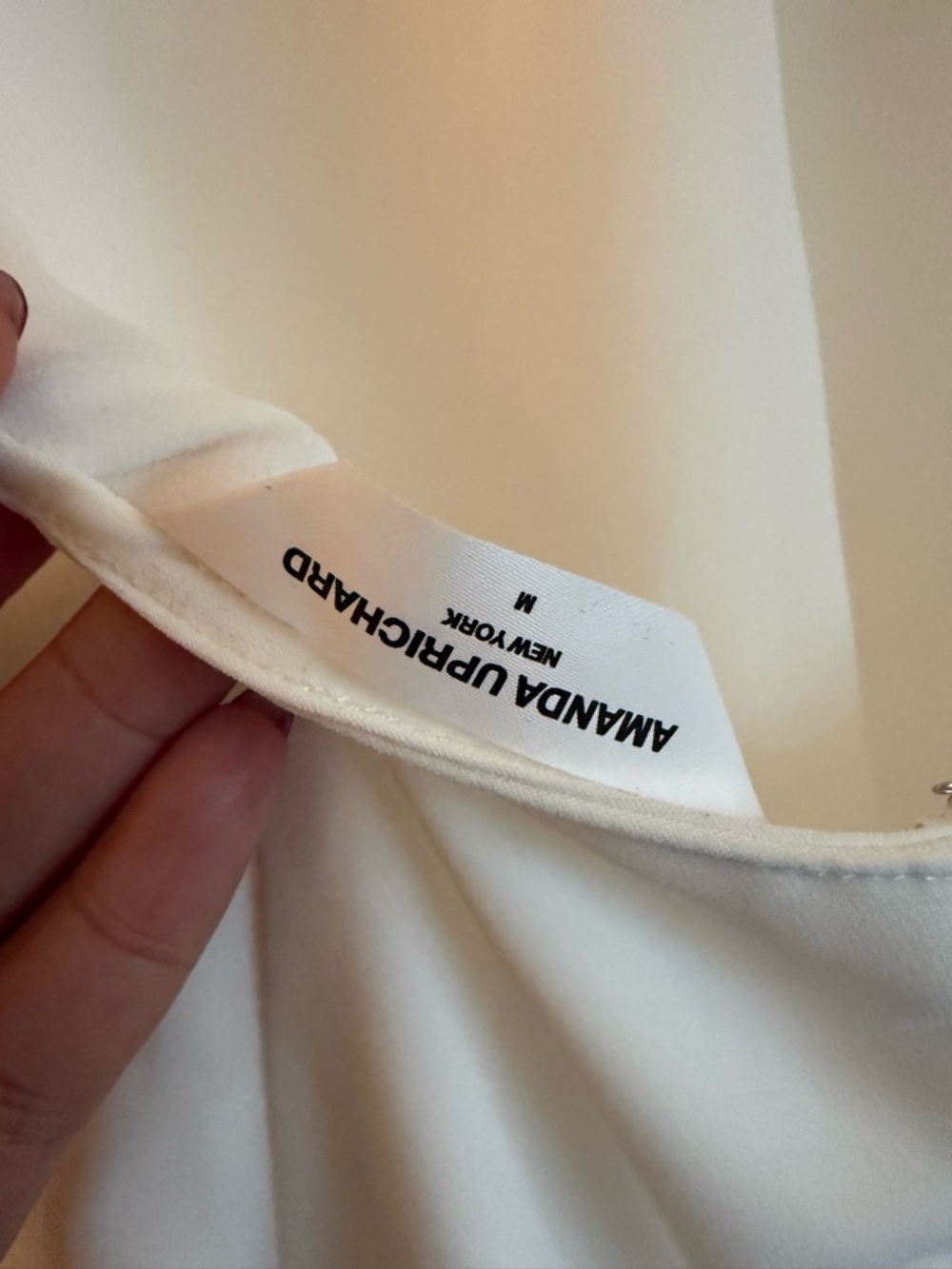 Amanda Uprichard Lunaria Dress in Ivory Size Medium - Picture 6 of 7